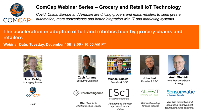 ComCap's Grocery & Retail IoT Technology Webinar 2020
